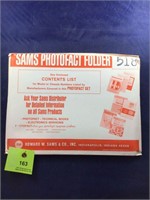 Vintage Sams Photofact Manual Folder Set #518