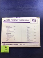 Vintage Sams Photofact Manual Folder Set #515