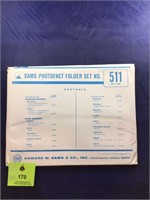 Vintage Sams Photofact Manual Folder Set #511