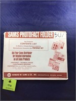 Vintage Sams Photofact Manual Folder Set #507