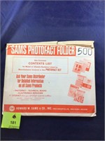 Vintage Sams Photofact Manual Folder Set #500
