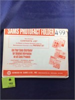 Vintage Sams Photofact Manual Folder Set #499