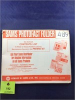 Vintage Sams Photofact Manual Folder Set #489