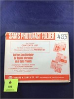 Vintage Sams Photofact Manual Folder Set #483