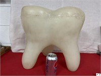 Blow mold tooth molar stool