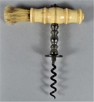 Cork Screw With Dust Brush