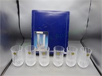 NIB Set of 6 Cristal D'Arques Crystal Glasses