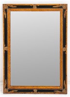 Napoleon III Style Parcel Ebonized and Gilt Mirror