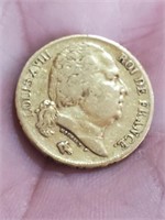 1819 France 20 francs GOLD coin