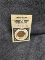 Uncirculated penny