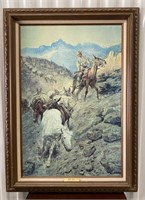 BELL MARE COWBOY PRINT CHARLES RUSSEL