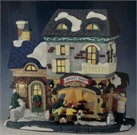 NIB TOWN SQUARE PORCELAIN ARNOLDS BAKERY LIGHTED H