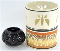 * Ute & Mexican Pottery Signed by C. Talk & Dona
