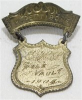 H. Pettibone 1905 1st Place Pole Vault Metal Pin