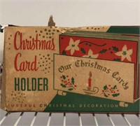 NEW Vintage Christmas card holder