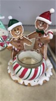 NEW Yankee Candle holder and snuffer, gingerbread