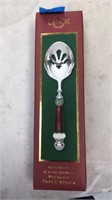 NEW Lenox Holiday gathering pierced table spoon
