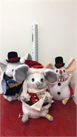 3 Christmas mice