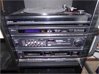 Quasar Stereo System, with stand