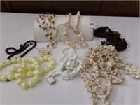 Necklaces - beads, shells (8)