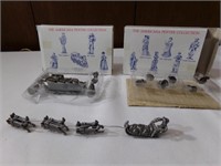 Pewter Miniatures, 3 sets