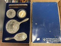 International Silver Company dresser set