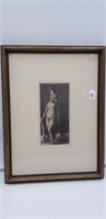 Framed Art Naked Woman Print