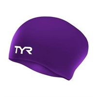 TYR Long Hair Wrinkle Free Silicone Adult Fit Cap