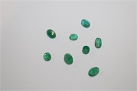Parcel of 8 loose oval Emeralds 5.31ctw