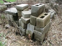 Large Lot of Concrete Blocks