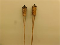 2 Tiki Torches - 60" long