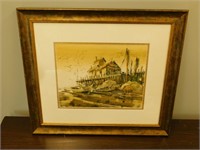 William Biddly Framed Picture - 22x19