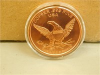 One Ounce .999 Copper Coin Gulf War Veterans