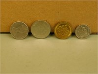 2 Coins - New Zealand, Austria, 2 Tokens
