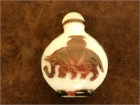 Chinese Snuff Bottle Peking Glass