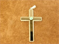 Birks Sterling Marcasite Cross Pendant