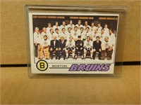 1977-78 OPC Boston Bruins # 72 Team Hockey Card