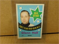 1969-70 OPC Glenn Hall # 211 Hockey Card