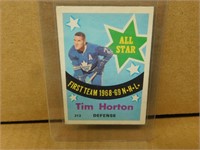 1969-70 OPC Tim Horton # 213 Hockey Card