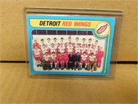1979-80 OPC Detroit Red Wings # 249 Team Card