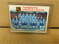 1974-75 OPC Toronto Maple Leafs # 91 Team Card