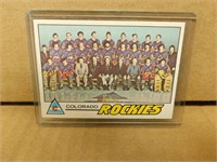 1977-78 OPC Colorado Rockies # 76 Team Card