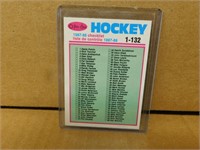 1987-88 OPC Hockey Checklist 1 - 132