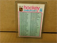 1975-76 OPC Hockey Checklist 331 - 396