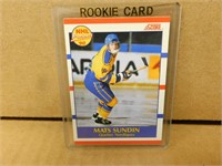 1990-91 Score Mats Sundin # 398 Rookie Card
