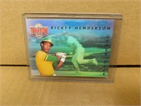 1992 UD Ricky Henderson TN3 Baseball Card