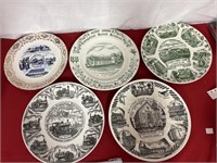 Pennsylvania Dutch area 5 collectible plates