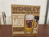Wembly bell ringer beer mug