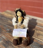 Ethyl Komakhuk from Nome, doll with baby in arms a