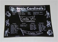 1964 STL Cardinals NL Champions Ash Tray